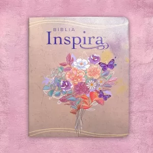 Biblia Inspira NTV - Modelo Acuarela Rosa 