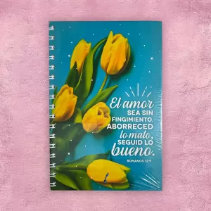 Cuaderno Grande - Tulipanes amarillos