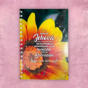 Cuaderno Grande - Portada de girasol