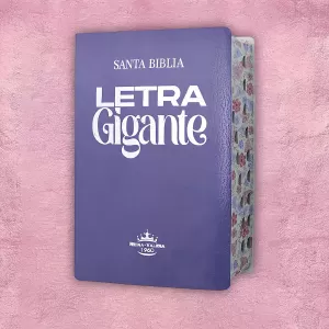 Biblia letra gigante - Violeta c/ indice