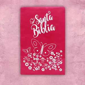 Biblia letra gigante - Roja c/ maripososas