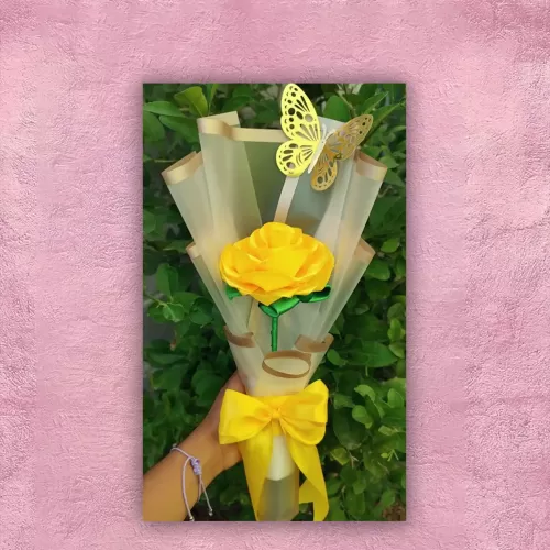 Ramo c/ Rosa amarilla