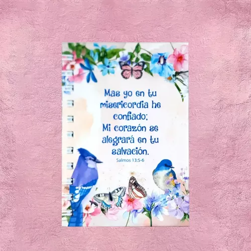 Cuaderno Pequeño - Portada con Pajaritos
